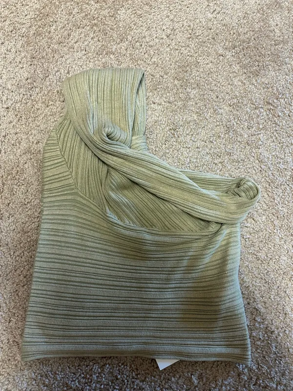 One-Shoulder ZARA Top Crop - Image 2