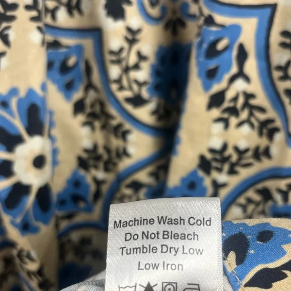 Tuckernuck Golden Medallion Crawford Dress blue and khaki size Small - Image 7