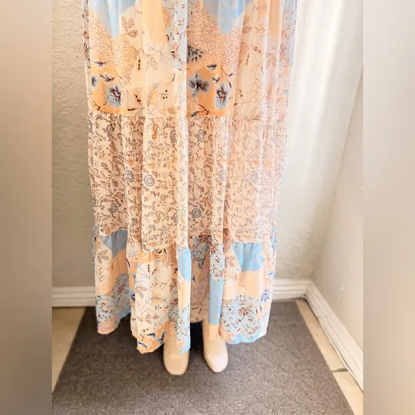 Lilyful women’s dress size Small Bohemian , wester chic maxi dress - Image 13
