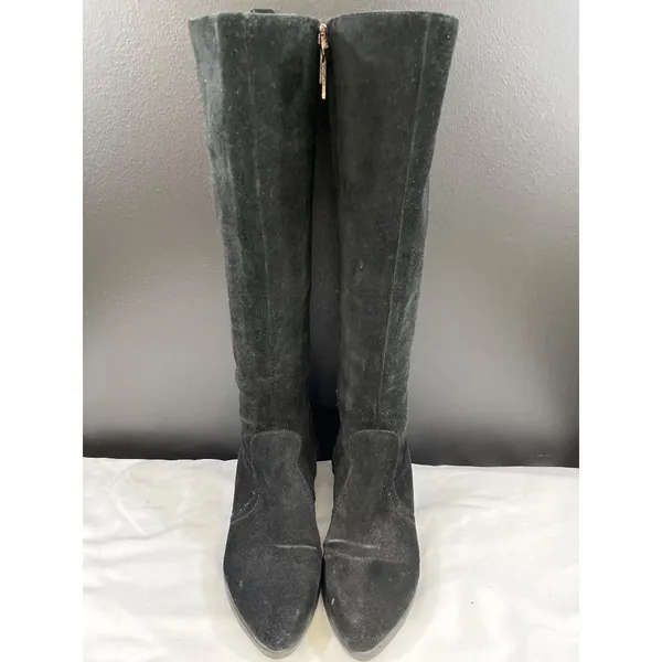 Nine West Nicolah Women's Black Leather Shoes/Boots Size 7.5M SKU 5720 - Image 2