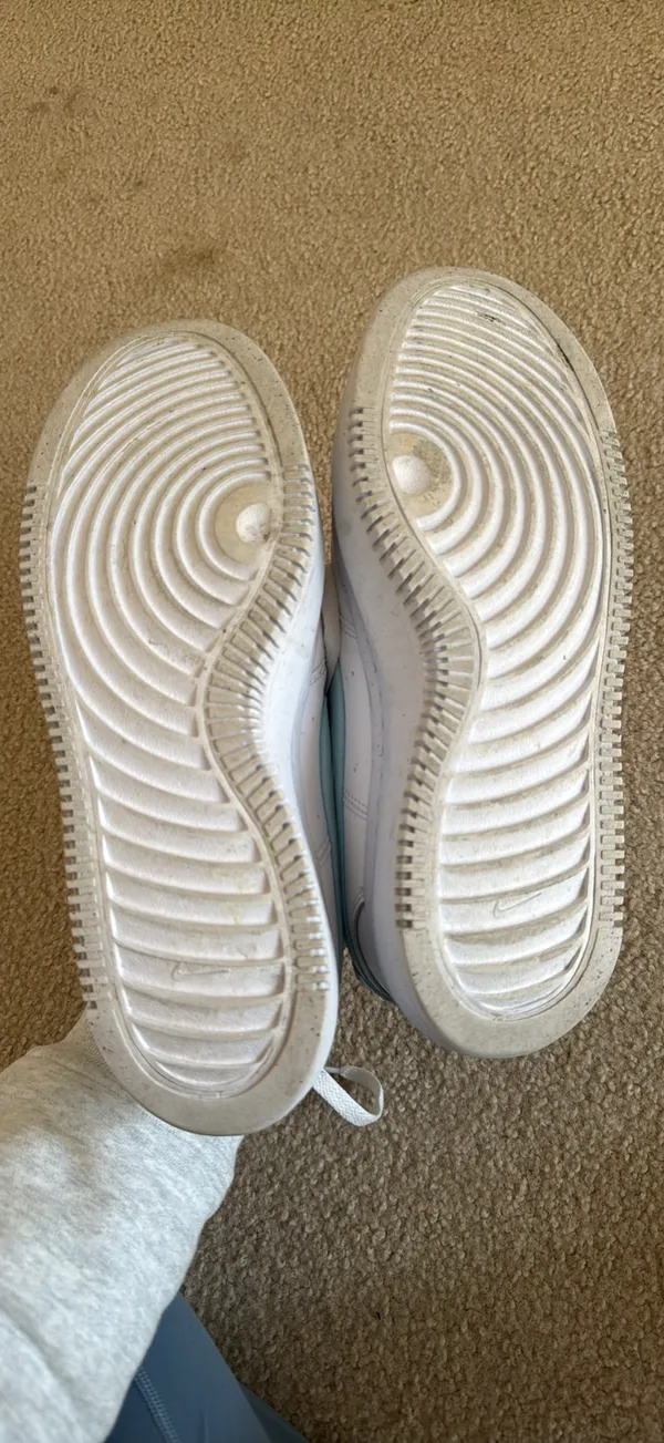Nike Women's Court Vision Alta Leather 'White/Blue' Women Size 9 - Image 10