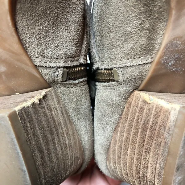 Franco‎ Sarto Gonzalez Fringe Suede Bootie Size 7 - Image 7