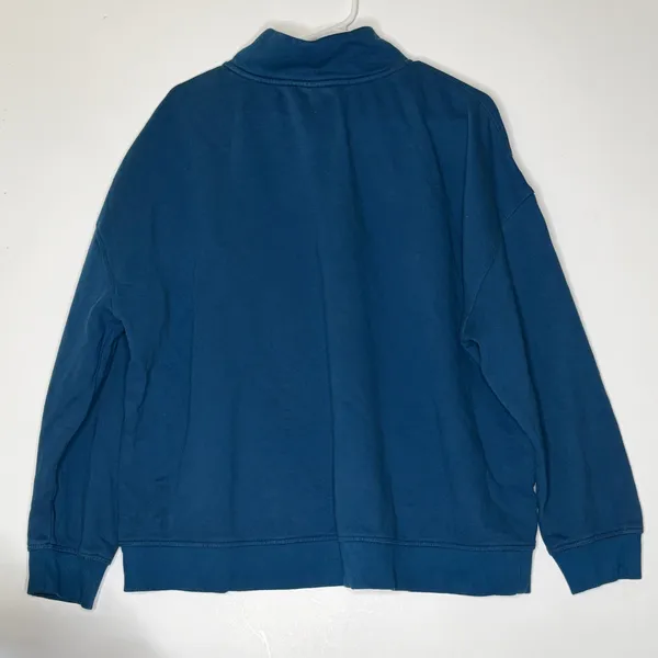 Reebok Teal Quarter Zip Sweatshirt Women's XXL - Image 2