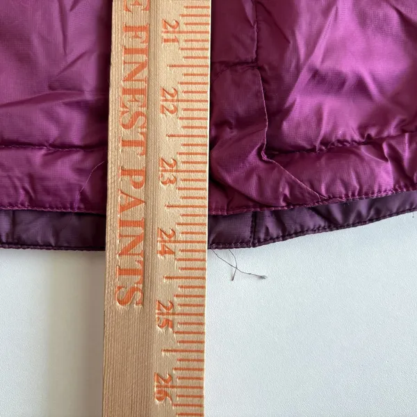 Eddie Bauer Women's First Ascent Reversible Jacket Purple‎ Coat Puffer Size XS - Image 13