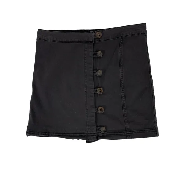Altard State Gray Mini Skirt Small Button Front Preppy Y2K Retro Cute - Image 2