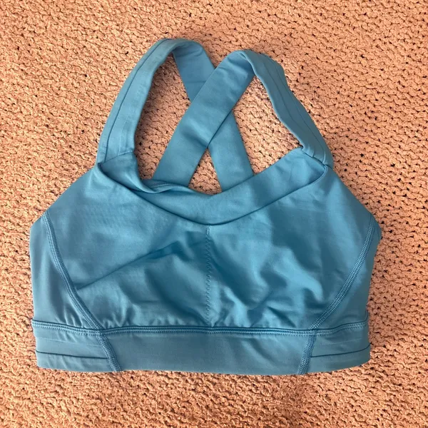 Y2K Lululemon Blue Sports Bra‎ size 4 older style authentic - Image 2