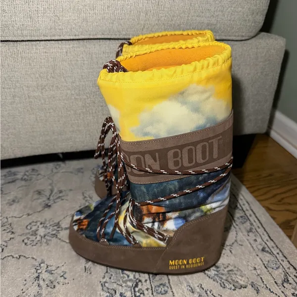 Moon Boot X Guest In Residence Icon High Postcard Cocoa Boots - Image 7
