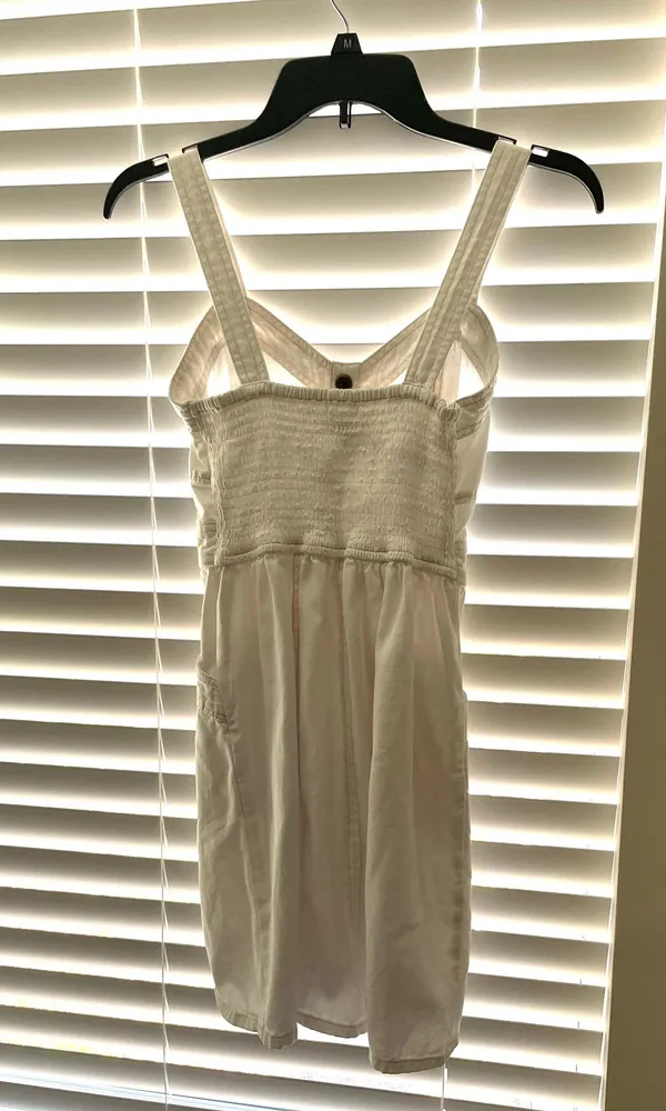 White Denim Dress Size XS - Image 2