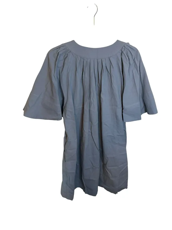 Tuckernuck Pomander Place Slate Blue Finley Flutter Sleeve Dress - Image 3