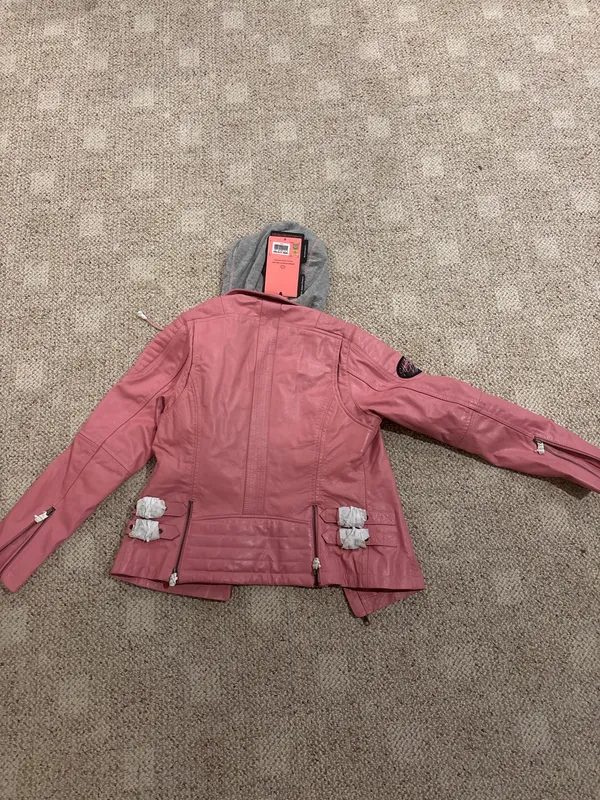 Vintage Harley-Davidson Riding Jacket Pink - Image 2