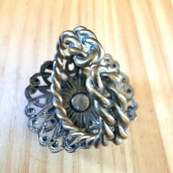 Vintage West Germany Mother of Pearl Ring - Image 6