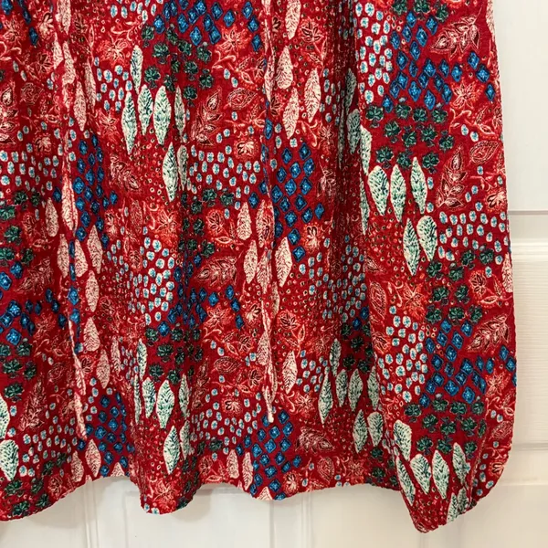 LOFT Long Sleeve Printed Split Neck Blouse - Image 2