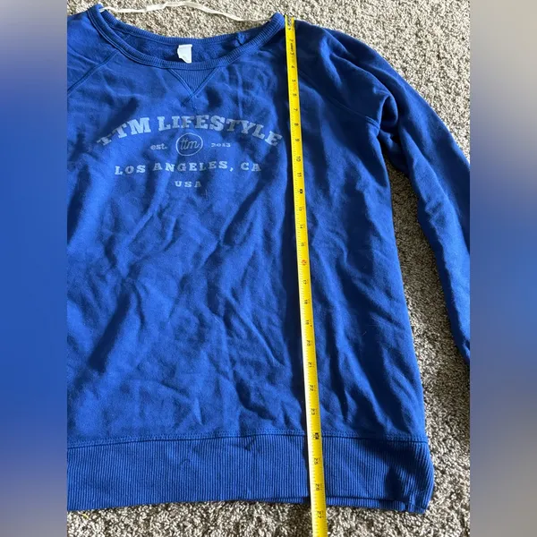 (Tim Lifestyle) Los Angeles Off the Shoulder Crewneck: Size XL - Image 5
