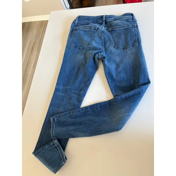 Warp + Weft JFK New York City Skinny Jeans Womens 25x28 Medium Wash Blue‎ Denim - Image 4