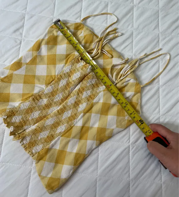 Reformation Meyer Top Yellow Gingham Coquette Cottagecore Picnic Girl Cami Sz 0 - Image 6