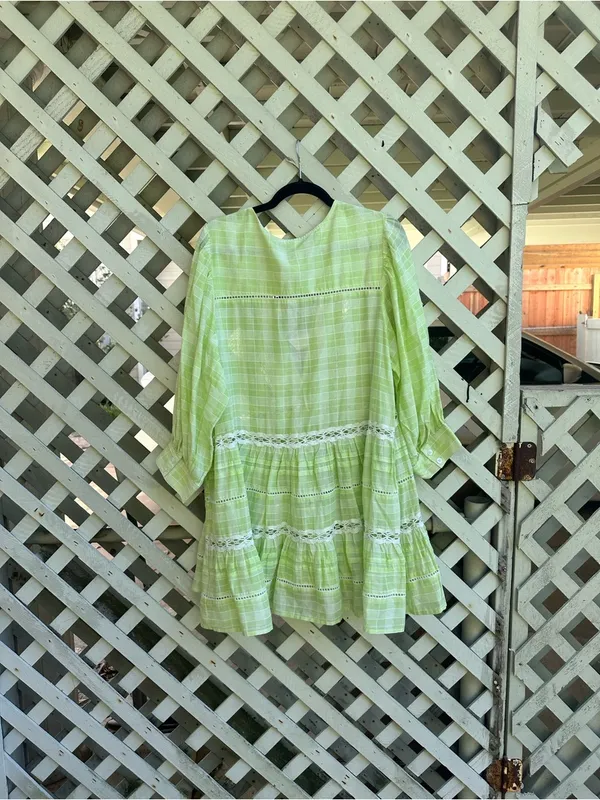 Free people time out plaid tunic top - Image 7