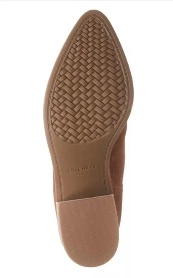 NEW Cole Haan  LEATHER Val Bootie Brown Boots - Image 6