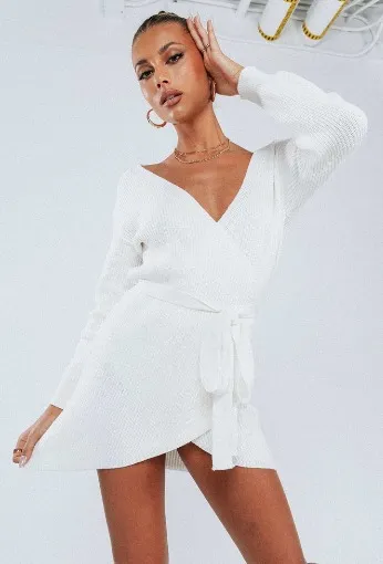 Princess Polly Phenix Mini Dress White - Image 2