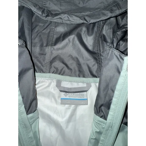 Columbia NEW Womens Side Hill Windbreaker‎ Full Zip Hooded Jacket Size XS - Image 3