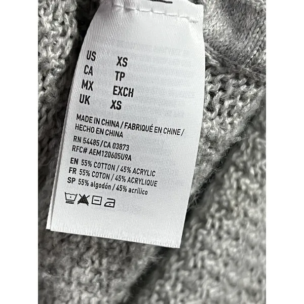 America Eagle Cardigan Sweater‎ Women XS Button Knit Lagenlook Preppy Nautical - Image 11