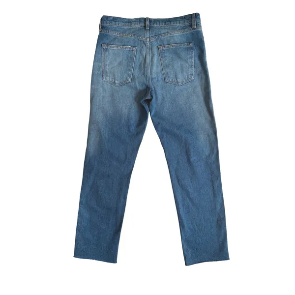 Free People Vixen Cigarette Jeans 28 Vintage Indigo Distressed High‎ Rise - Image 5