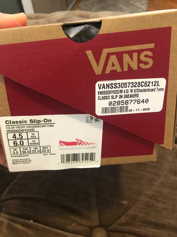 Checkered Vans Slip-On - Image 3
