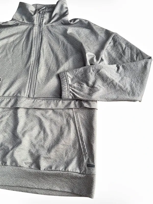 Mondetta Women's Size Small Gray 1/4 Zip Pullover Fleece Sweatshirt Pocket S - Image 5