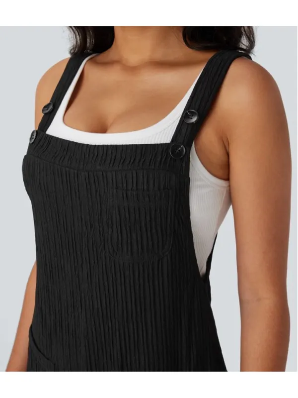 Halara Pockets Casual Overalls Size M - Image 4