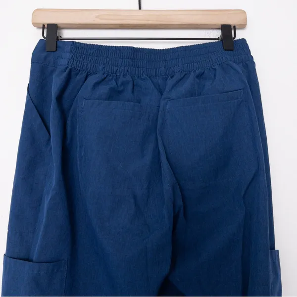Jaanuu Stat Skinny Cargo Scrub Pant S Heathered Navy Tapered Pockets - Image 10