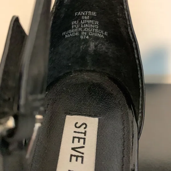 Steve Madden Black Patent Leather Heels - Image 10