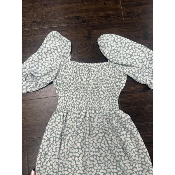 Abercrombie & Fitch Floral‎ Smocked Mini Dress | Size Xs - Image 5