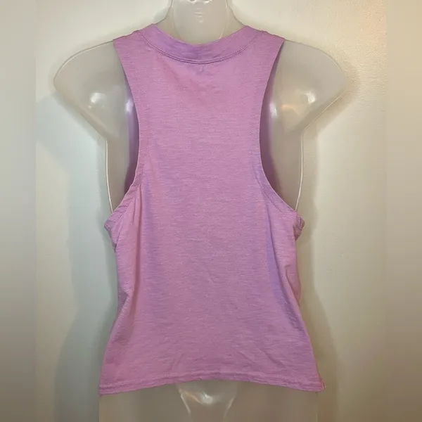 Purple Racerback Cropped Athletic Tank Size Medium - Image 2