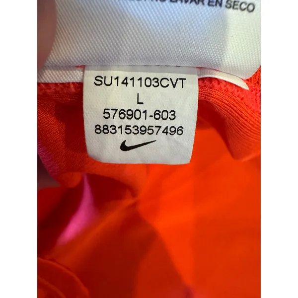 Nike Shirt Women Large‎ Hot Pink Running Dri Fit Short Sleeve Activewear Tee - Image 9
