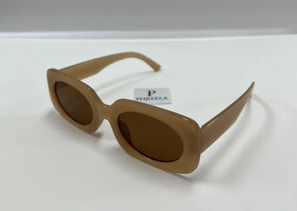 Brown Sunglasses / Small Square Brown Sunglasses - Image 2