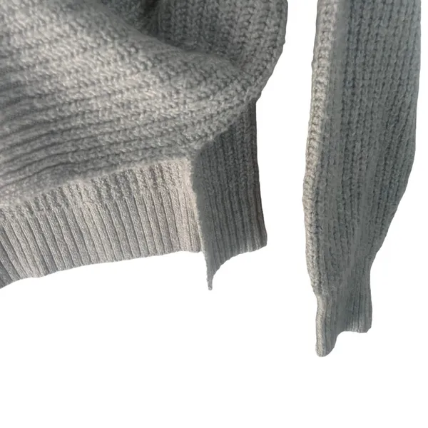 Rachel‎ Zoe Women's Size XS Classic Basic Grey Knit Sweater - Image 6