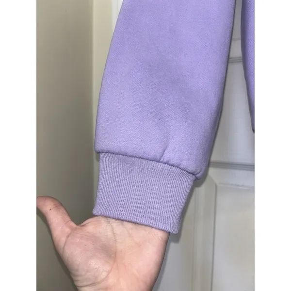 Comfrt Collection Pastel Edit Hoodie Lavender Pullover Pocket Small USA - Image 8