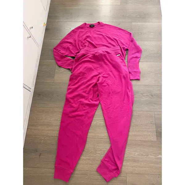 ALALA Pink Lilac 2 Pieces Lounge Set Cozy‎ Warm Relaxed Casual - Image 2