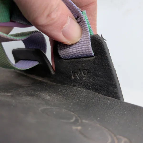 Chacos Chillos Slide Sandals Women 9 Black Green Purple Colorblock Straps J106604 - Image 8