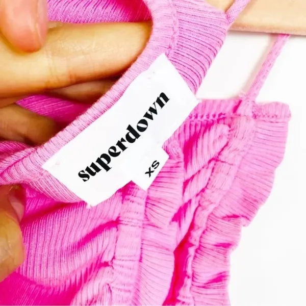 REVOLVE Superdown Jessa Ruched Tank in Pink Size XS‎ - Image 5