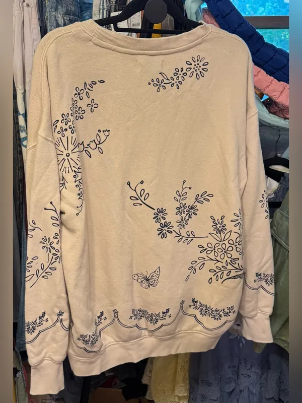 NWOT Free People Jo Pullover - milk tea combo - small - SOLD OUT / RARE - Image 9