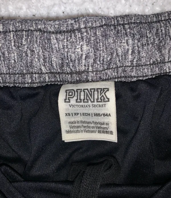 PINK Victoria’s Secret Athletic Shorts Grey Size XS Like New - Image 2