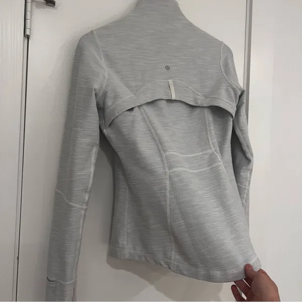 Lululemon Define Full Zip Jacket Heathered Grey - Image 4