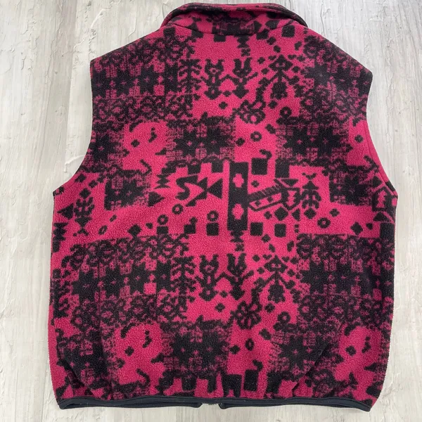Ragged Mountain Vintage Sleeveless Zip Up Pockets Soft Warm Fleece Vest - Image 3