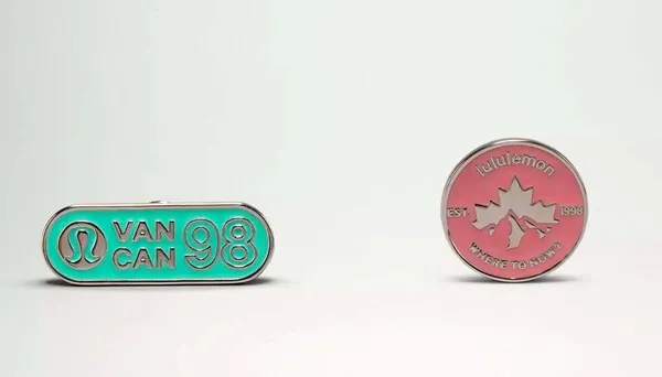 Lululemon 2- PACK Collectible Pins - Image 4