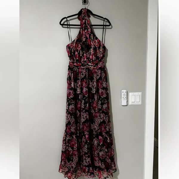 Petal & Pup LENNON HALTERNECK MAXI DRESS FLORAL Tiered Size S - Image 6
