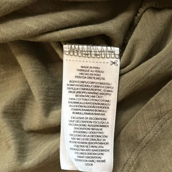 Ralph Lauren Olive Short Sleeve‎ V-Neck Tee - Image 4