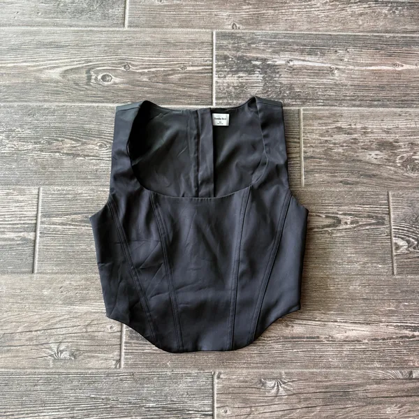 Aritzia Sunday Best Shiloh Satin Bustier Top - Image 3