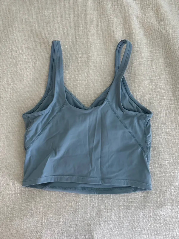 Amazon Blue Workout Tank - Image 2