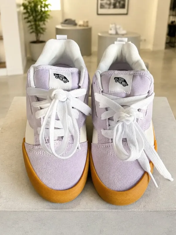 Vans Knu Skool Lavender White Sneakers Women’s 8 Youth 6.5 NWT - Image 2