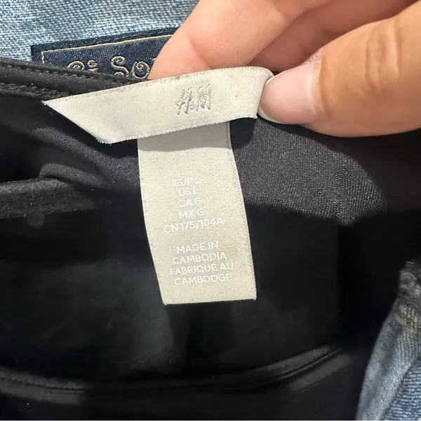 Distressed Denim Jacket + H&M Tank - Image 4